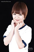 Wearing gym class uniform short hair